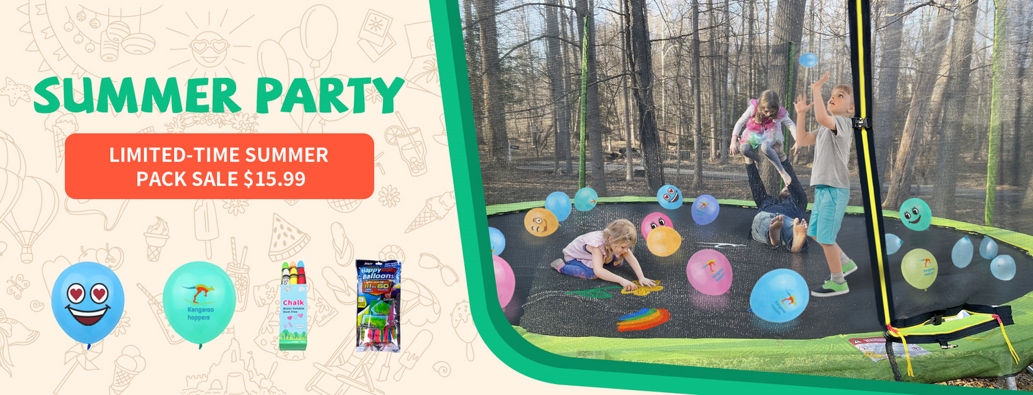 Trampoline Activities For Both Parents And Kids With Summer Pack