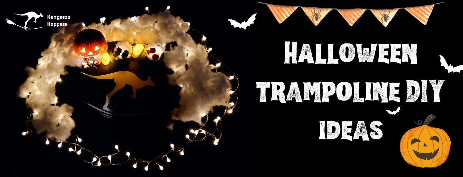 Kangaroo Hoppers Halloween Trampoline DIY Ideas
