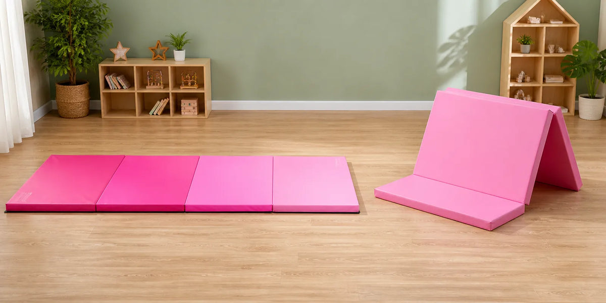 Tumbling mat vs tri-fold gymnastics mat comparison