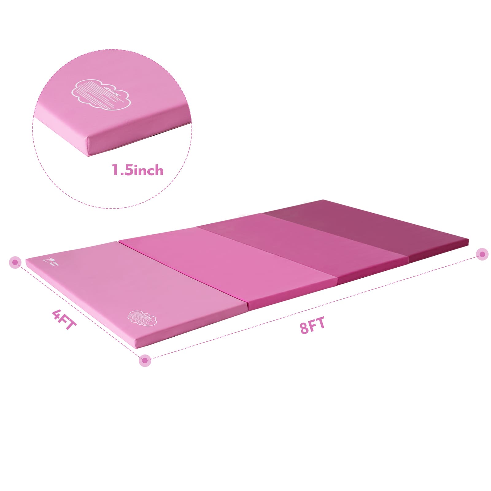 Kangaroo Hoppers 4FT Adjustable Gymnastics Bar & Foldable Mat Set