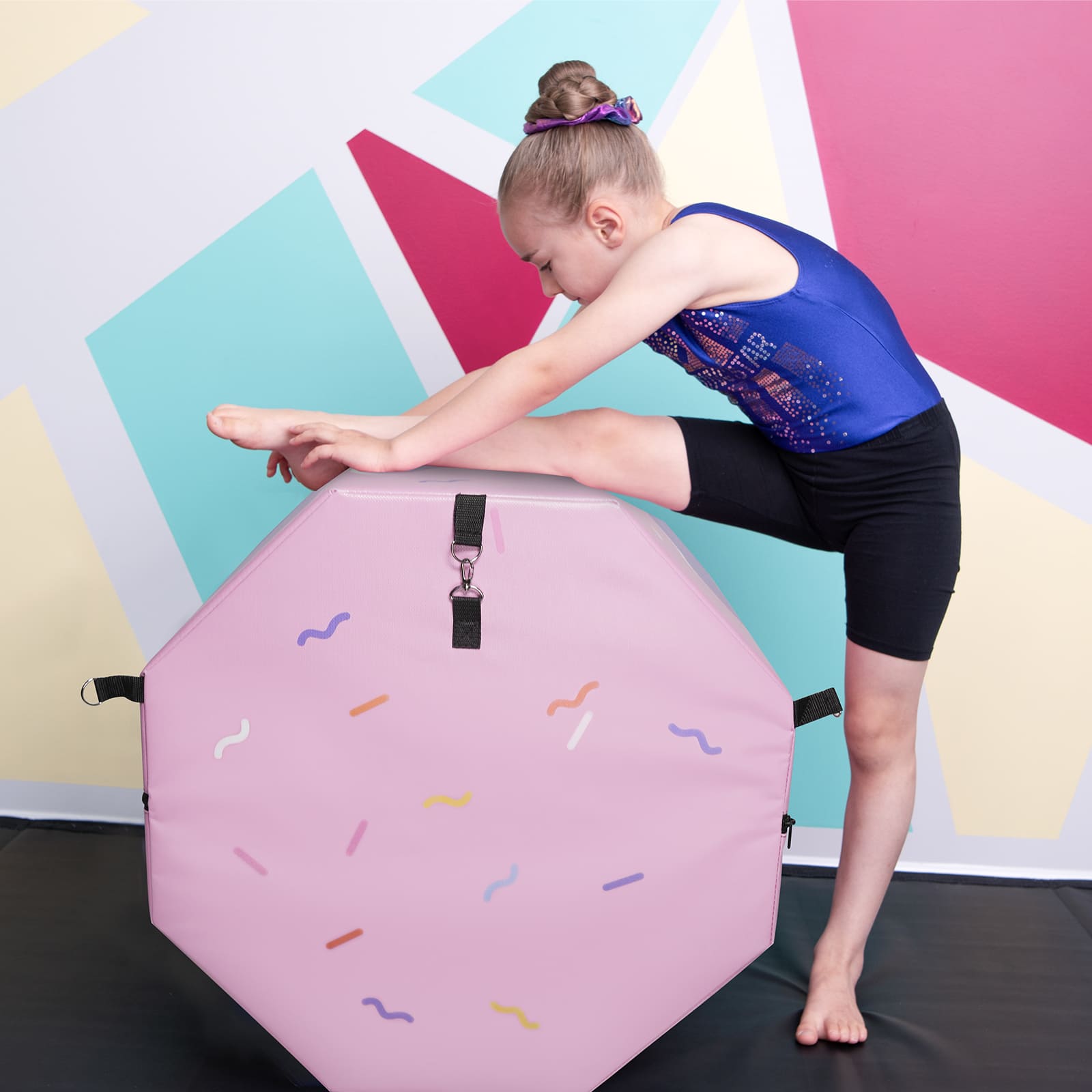 Kangaroo Hoppers Octagon Trainer Mat for Kids – Sweet Cake & Dino Fun Designs