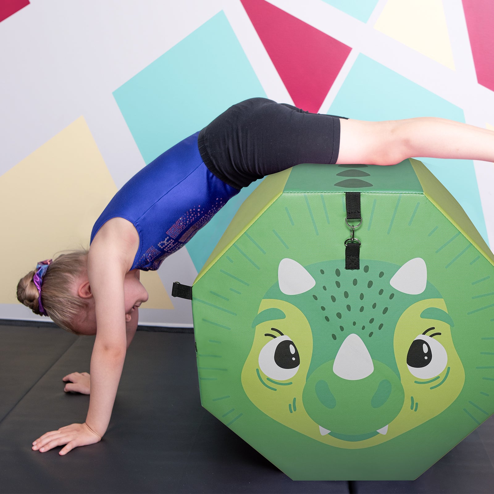 Kangaroo Hoppers Octagon Trainer Mat for Kids – Sweet Cake & Dino Fun Designs