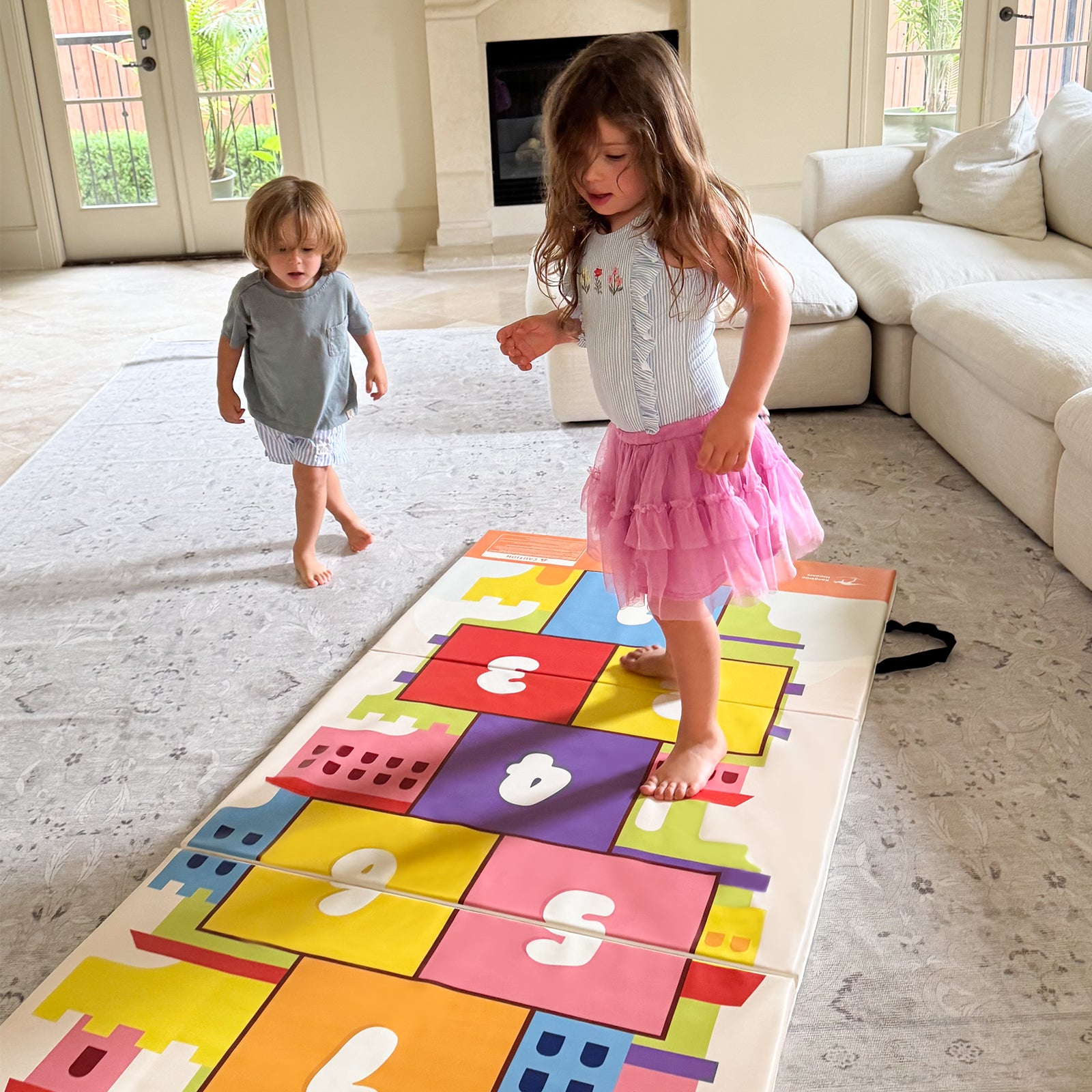Kangaroo Hoppers Gymnastics Tumbling Mats for Home Activity Play