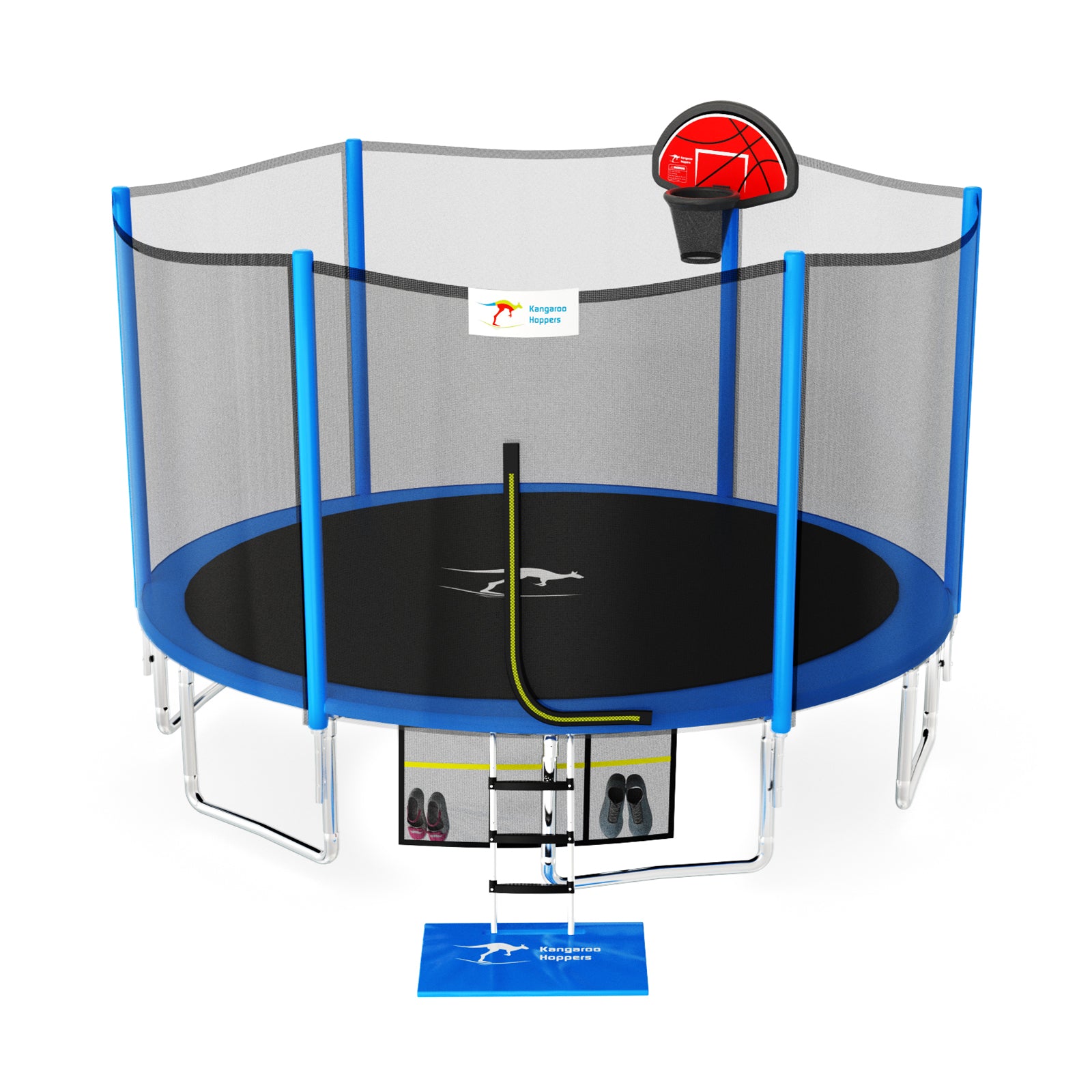 Kangaroo Hoppers 10/12/14/15FT Trampoline for Kids & Adults