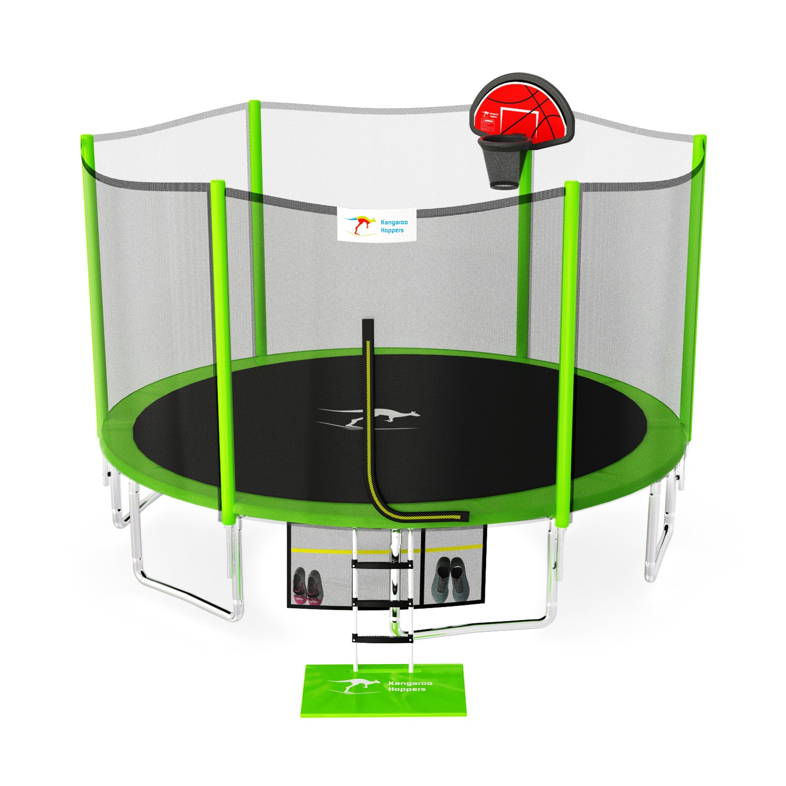 Kangaroo Hoppers 10/12/14/15FT Trampoline for Kids & Adults