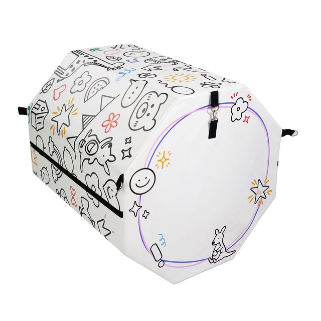 Kangaroo Hoppers Octagon Trainer Mat for Kids Doodle Fun Design
