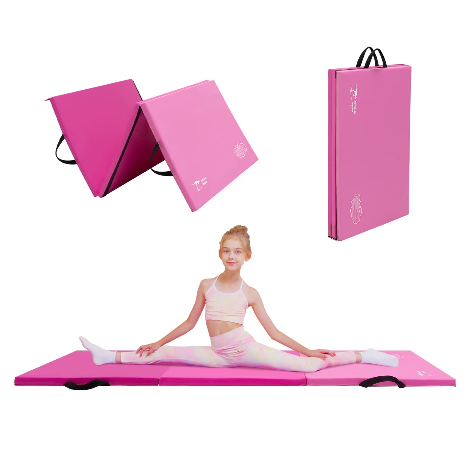 Foldable Gym Durable Gymnastics Tumbling Mat for Kids