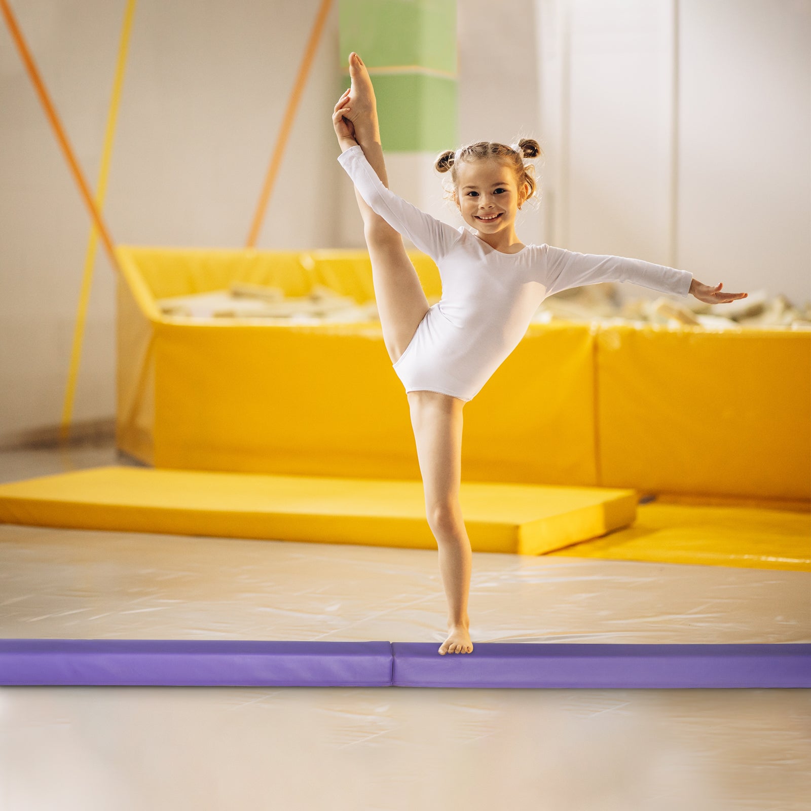 Kangaroo Hoppers Tumbling Mat & Balance Beam Set