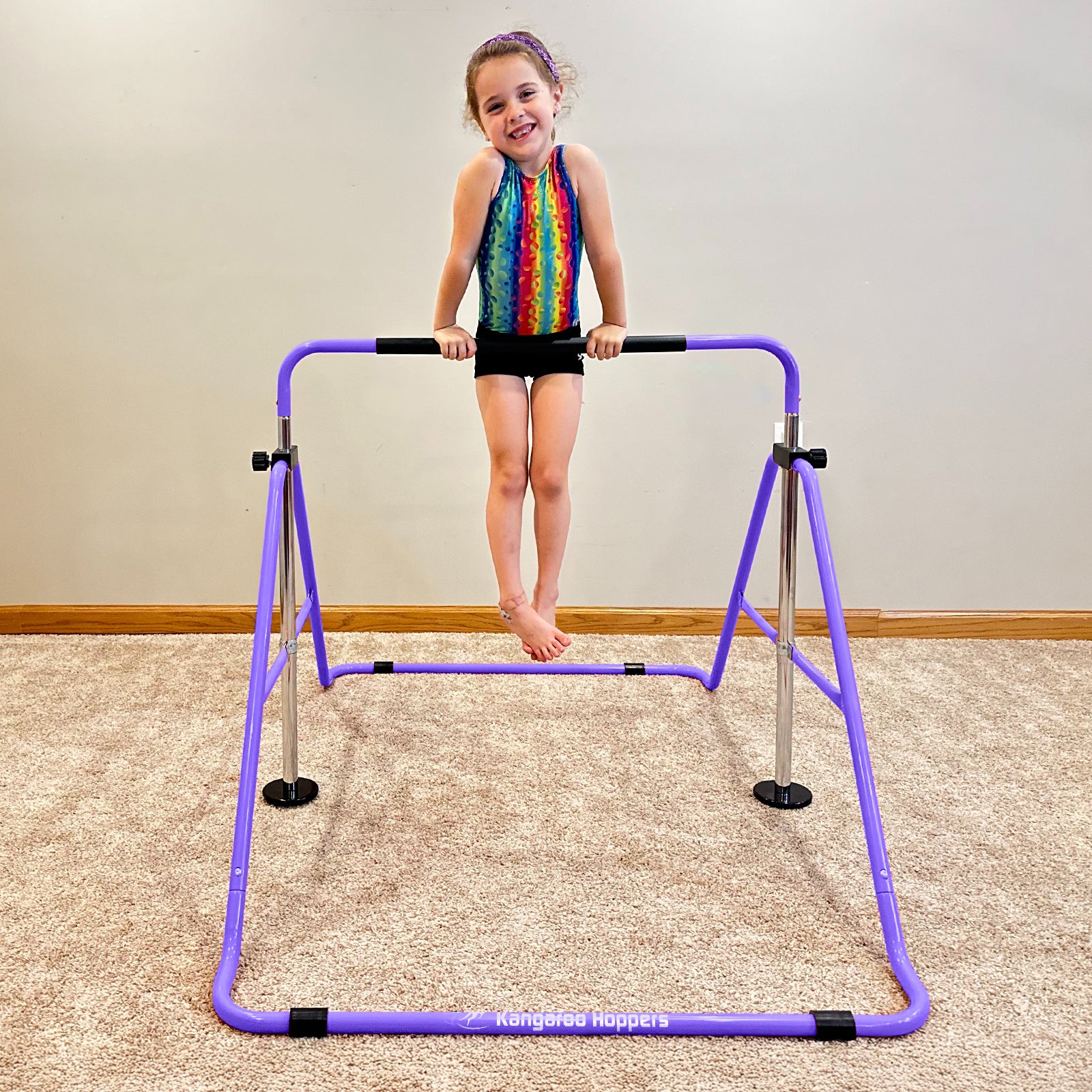Gymnastics Adjustable Foldable Horizontal Kip Training Bars for Home
