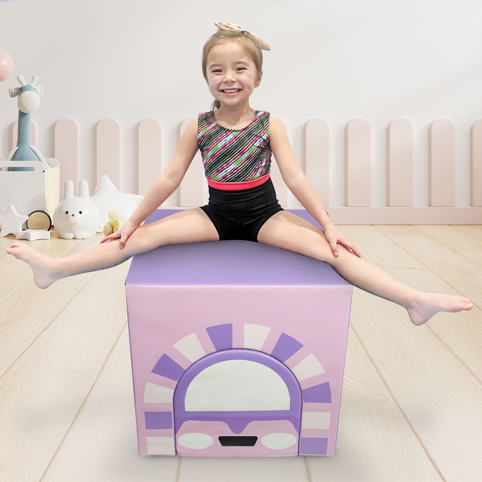 Kangaroo Hoppers 2-in-1 Car Foam Tunnel Toy – Climbing & Crawling Soft Play Block for Kids