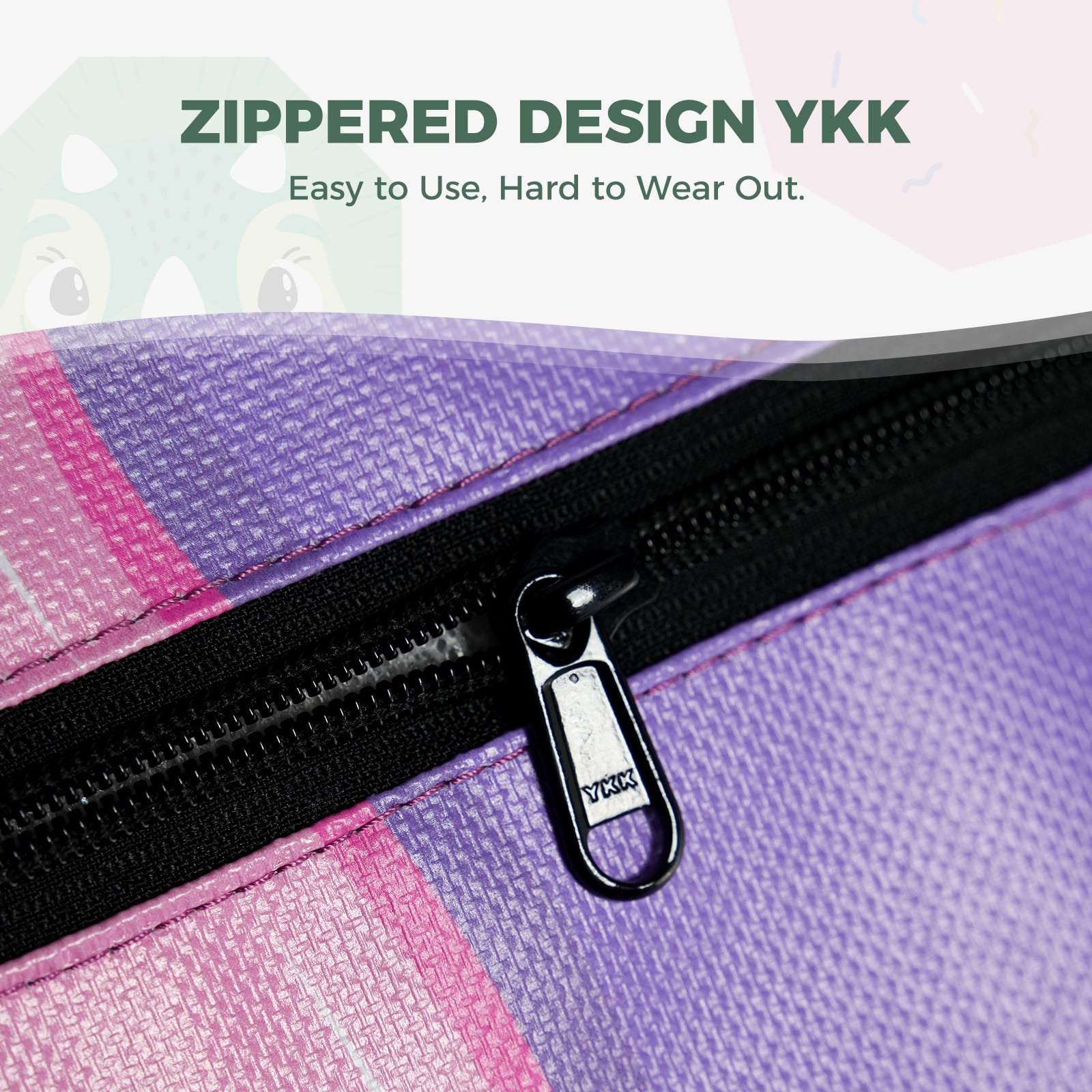 Kangaroo Hoppers Octagon Trainer Mat for Kids – Sweet Cake & Dino Fun Designs