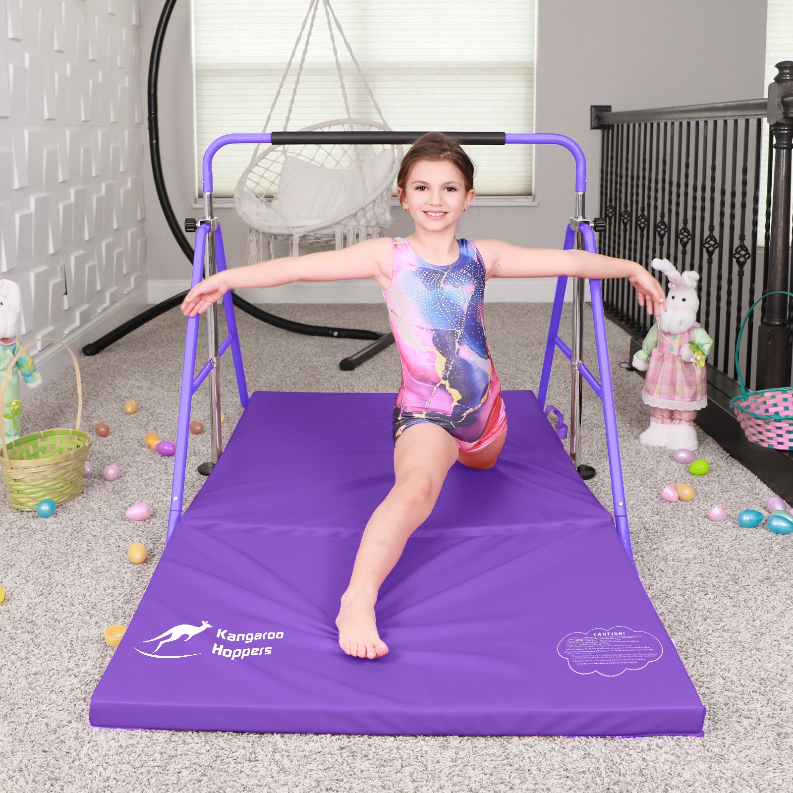 Kangaroo Hoppers Kids’ Gymnastics kip bar bundle