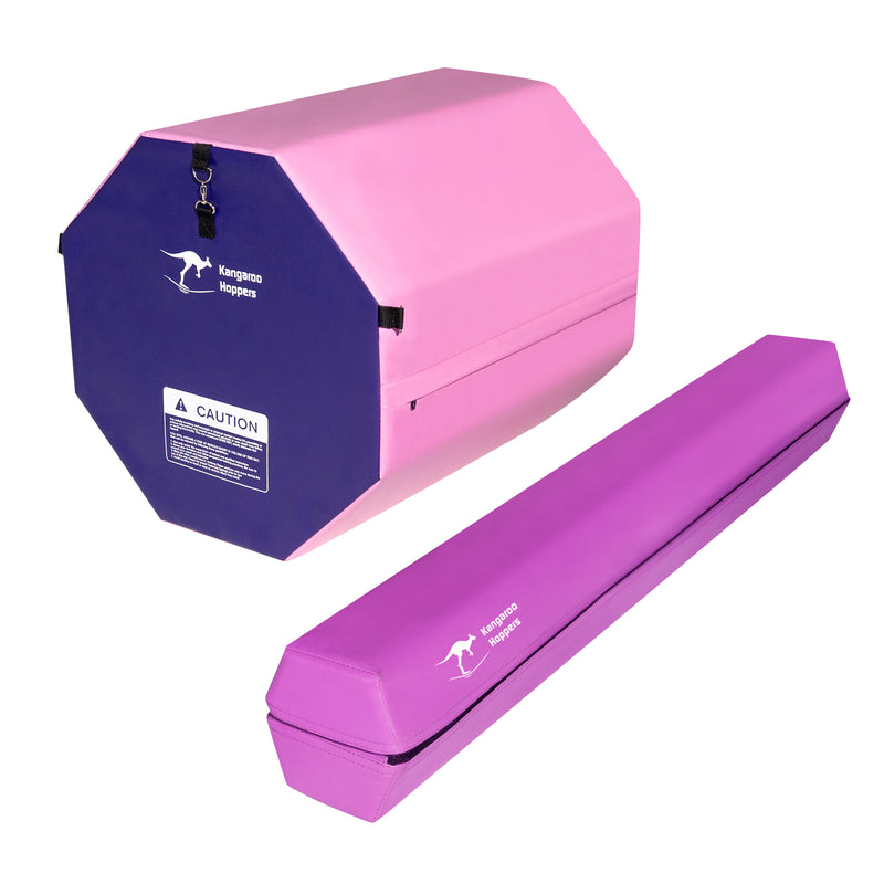 Kangaroo Hoppers Tumbling Mat & Balance Beam Set