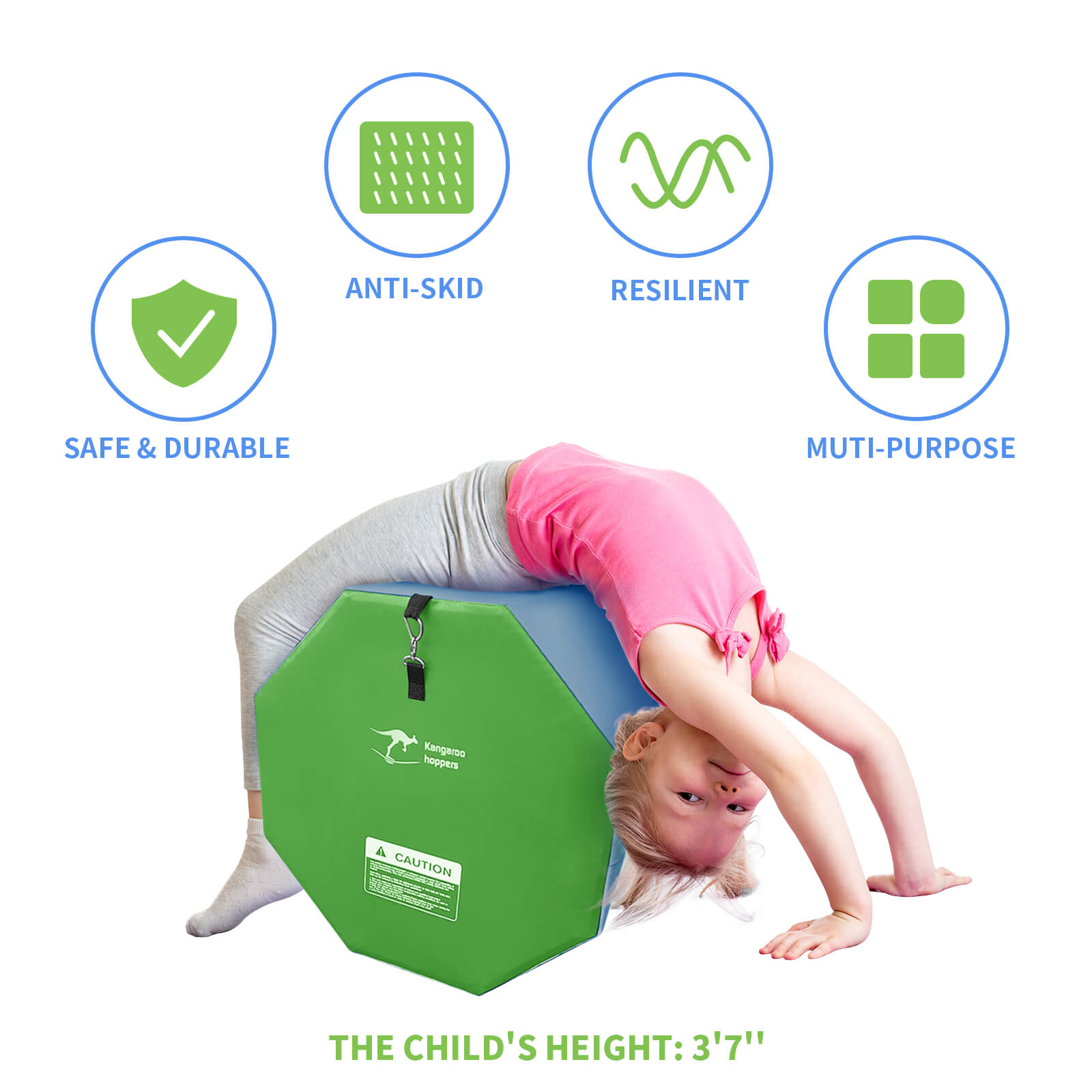 Gymnastics Octagon Tumbling Trainer Mat (M)