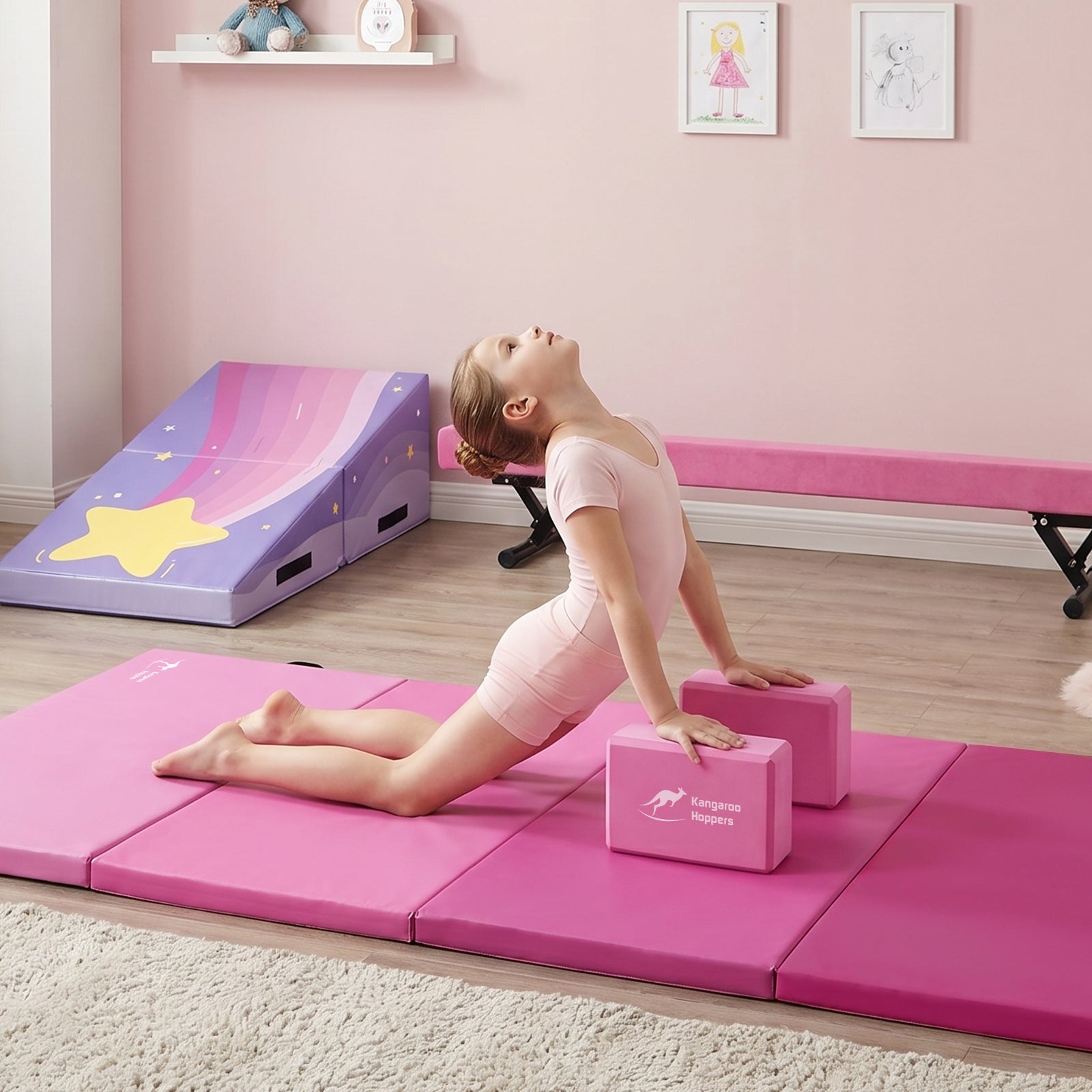 Kangaroo Hoppers Kids Gymnastics 3 Blocks Set