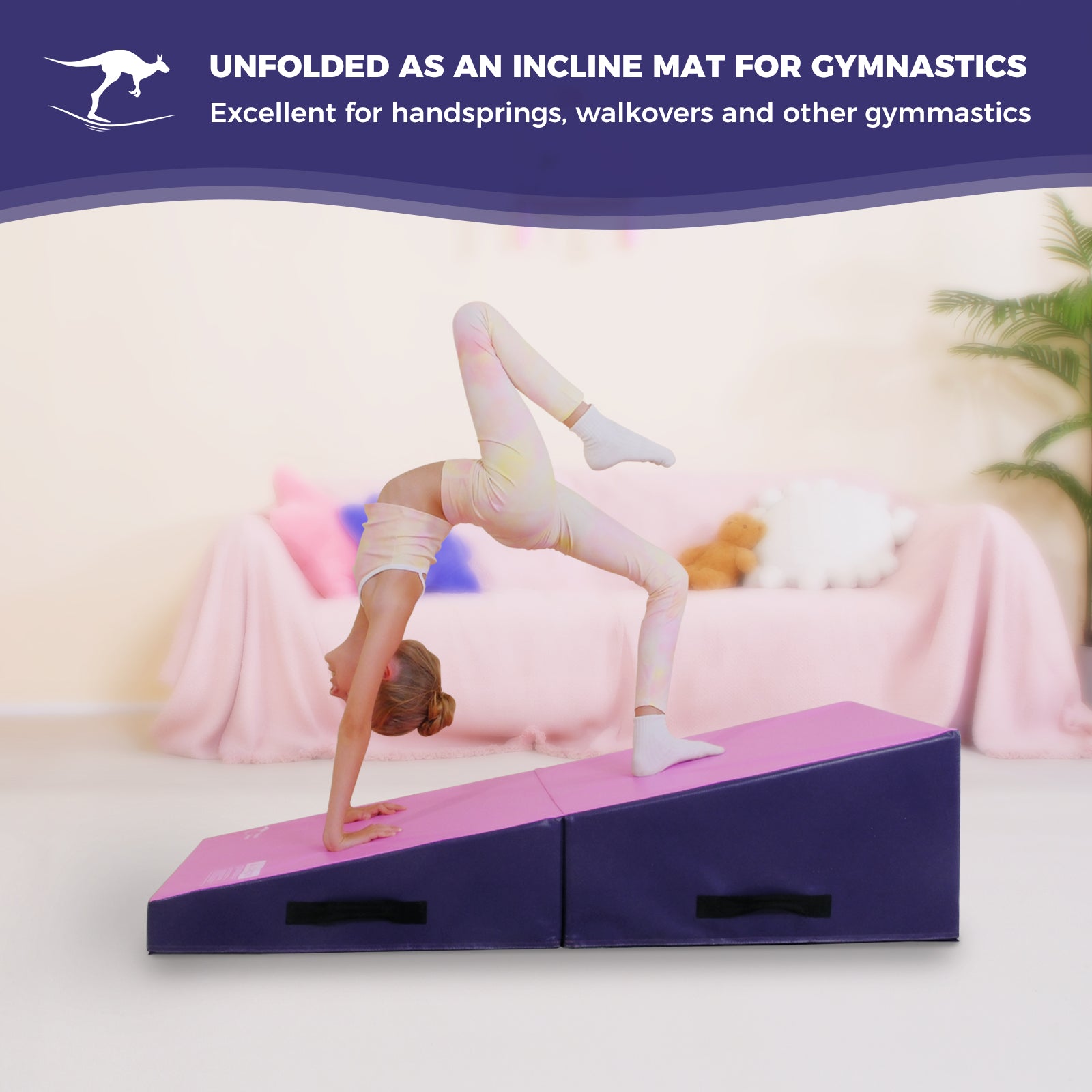 Gymnastics Tumbling Cheese Wedge Mat S M L