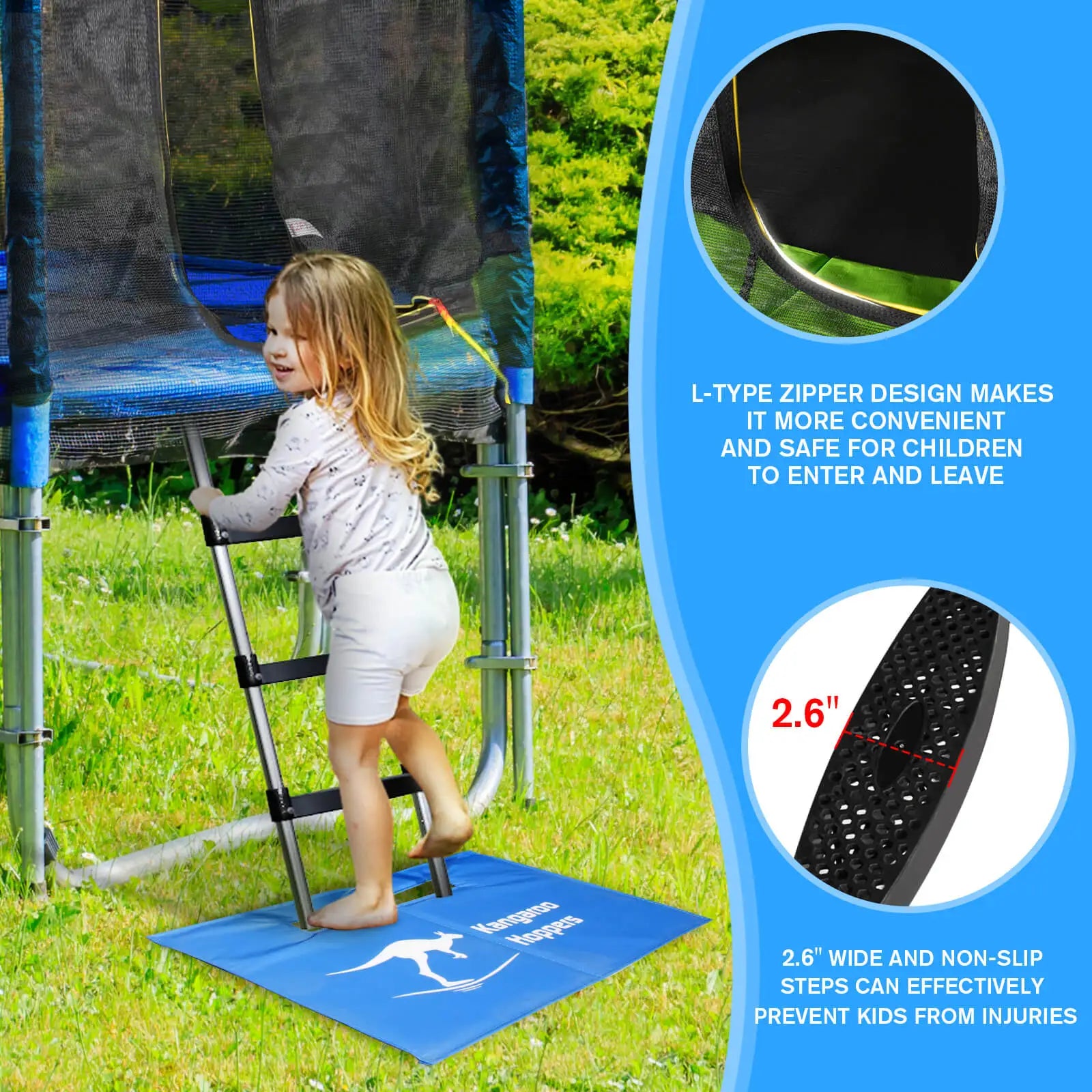 1500lbs Capacity 12FT Trampoline for Kids & Adults