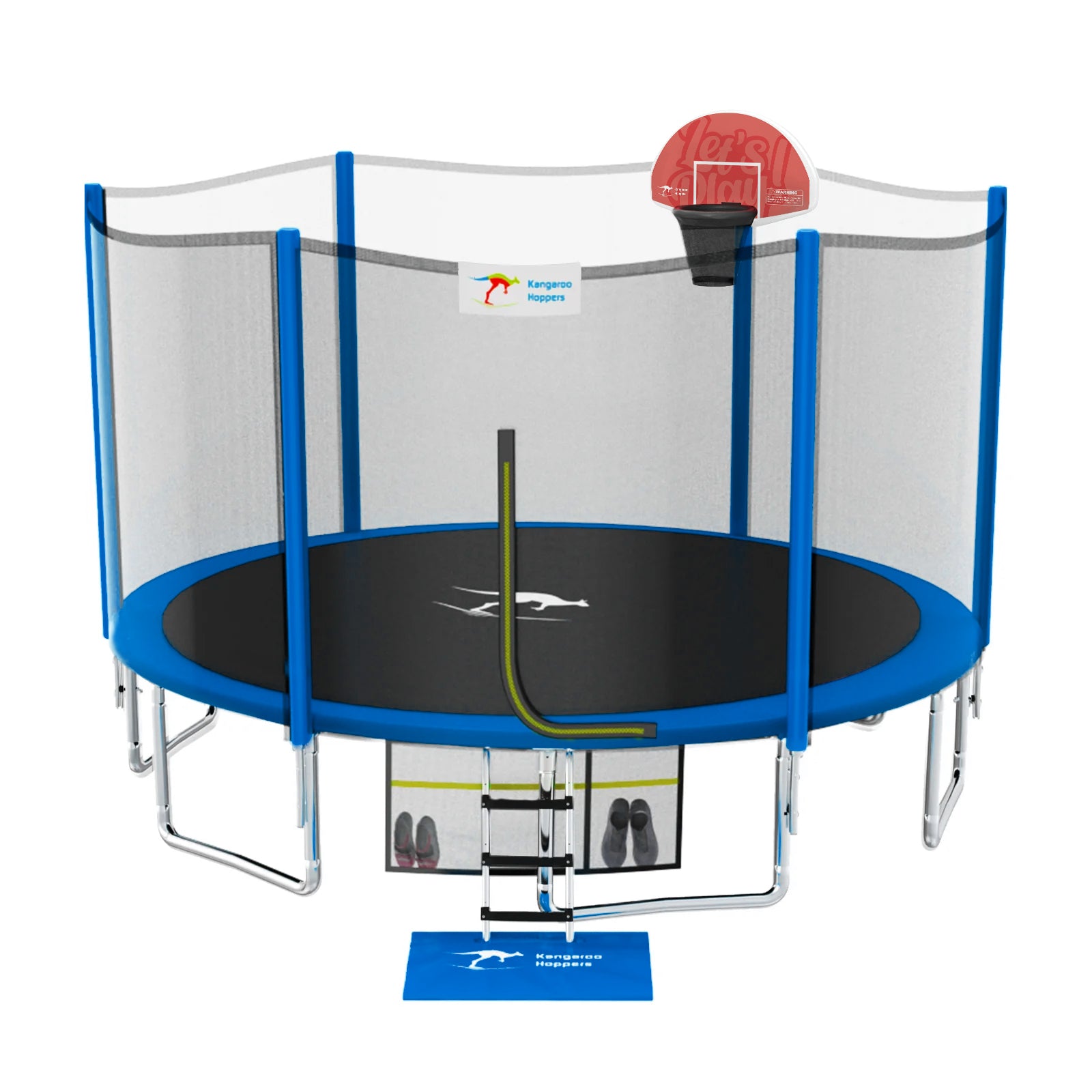 Kangaroo Hoppers 10/12/14/15FT Trampoline for Kids & Adults
