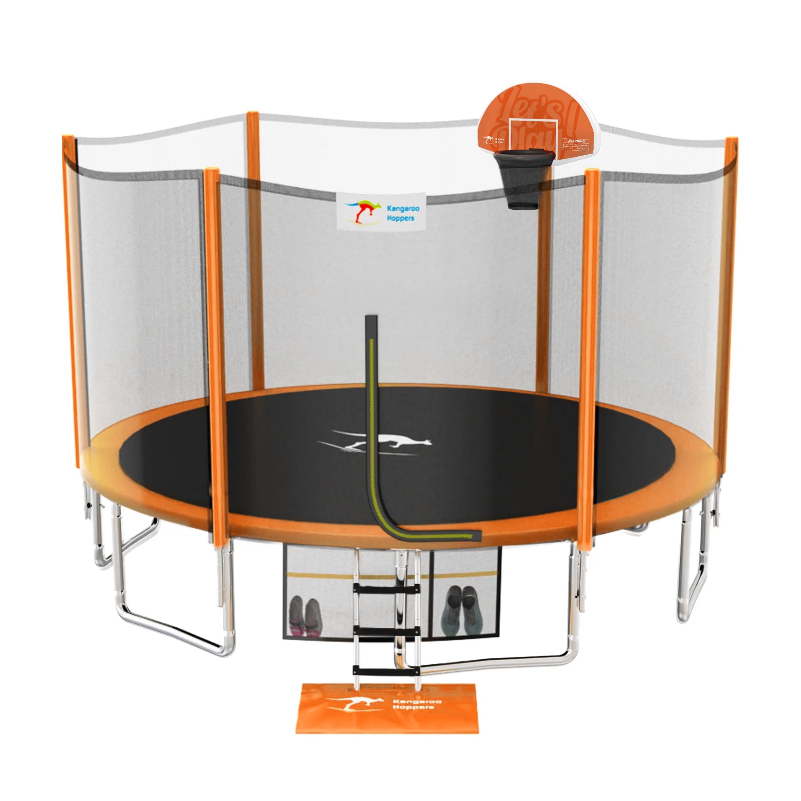 Kangaroo Hoppers 10/12/14/15FT Trampoline for Kids & Adults