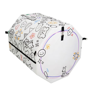 Kangaroo Hoppers Octagon Trainer Mat for Kids Doodle Fun Design