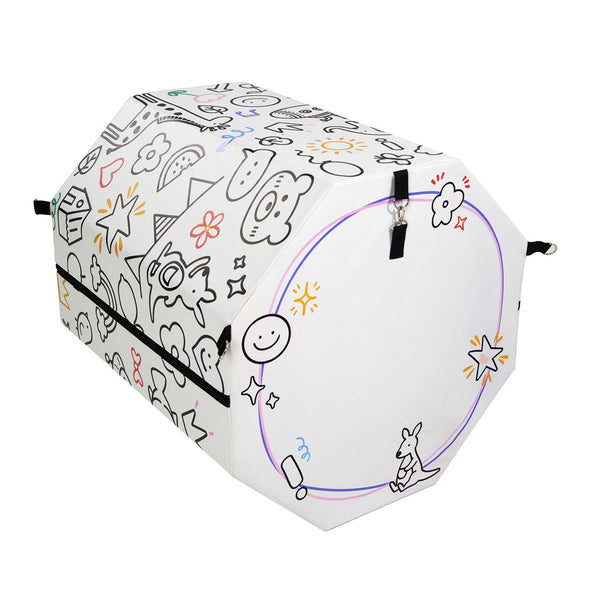 Kangaroo Hoppers Octagon Trainer Mat for Kids Doodle Fun Design