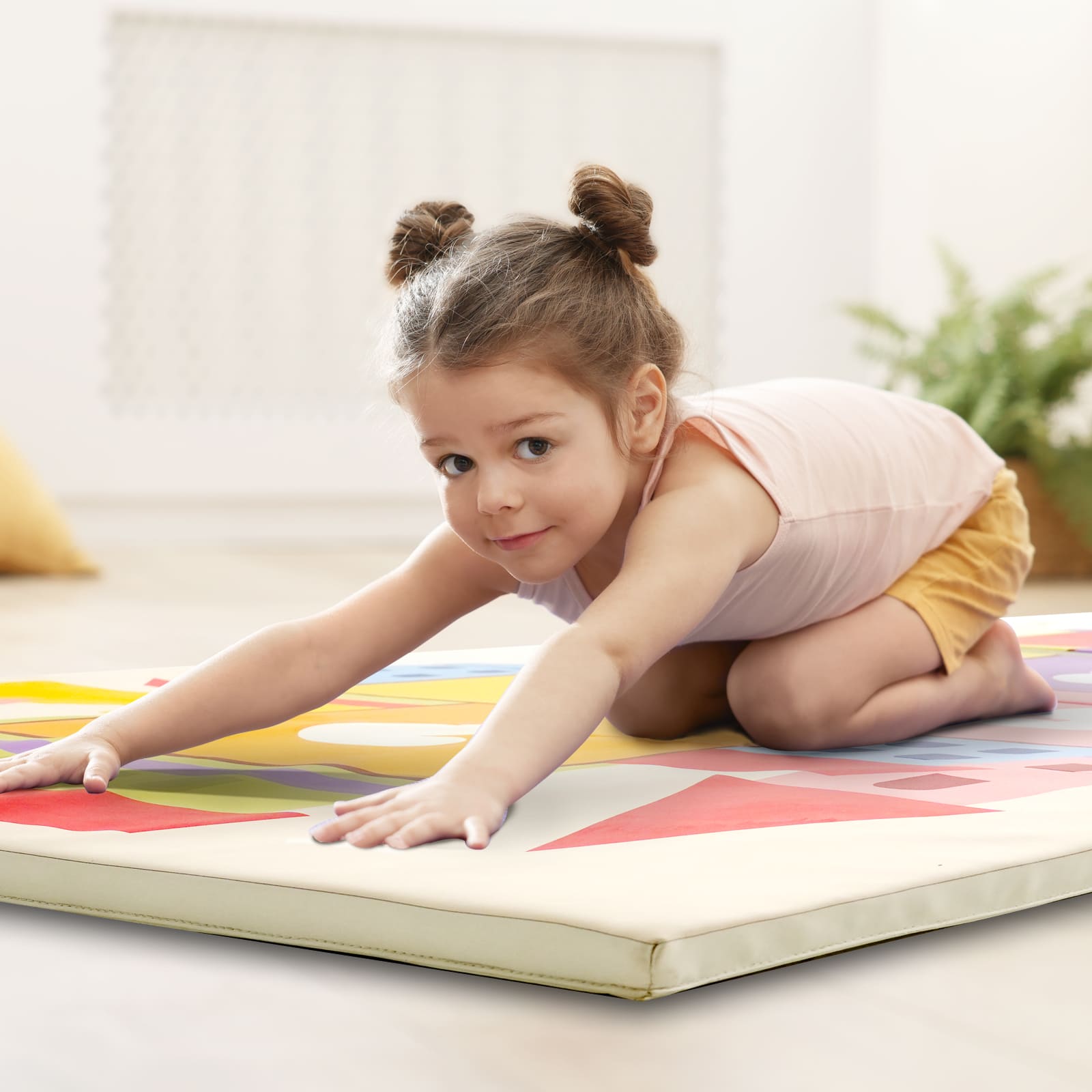 Kangaroo Hoppers soft play mat for home gymnastics practice