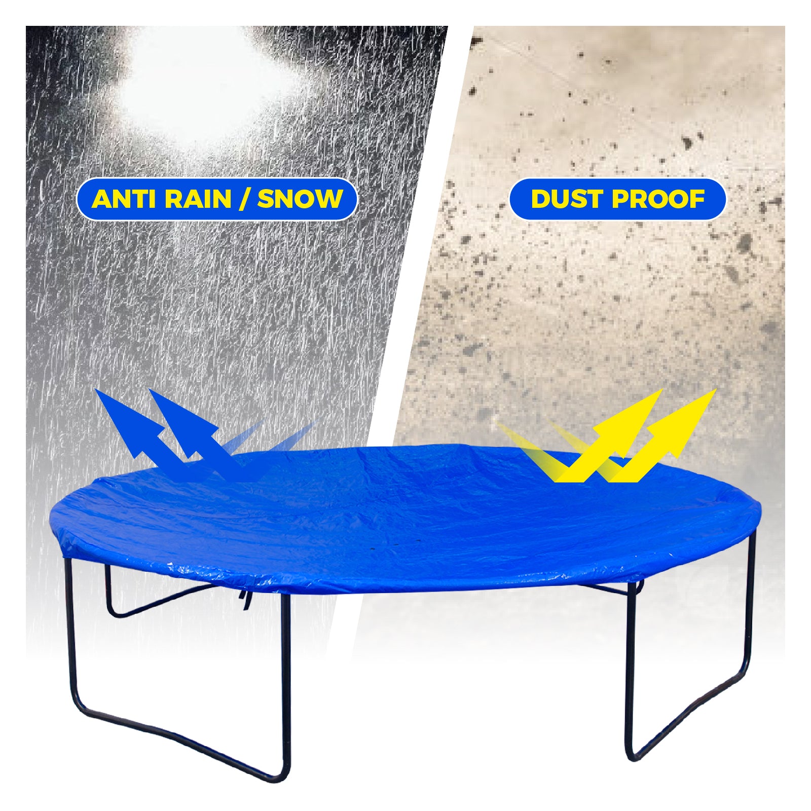 Kangaroo Hoppers 10FT Trampoline Rain Snow Winter Cover
