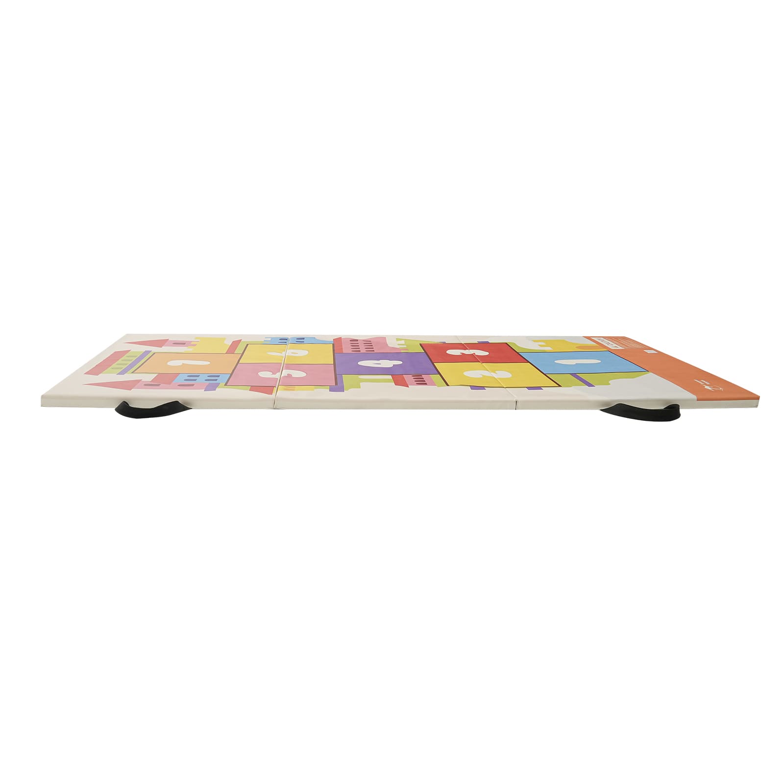 Brightly colored Kangaroo Hoppers tumbling mat for gymnastics and play