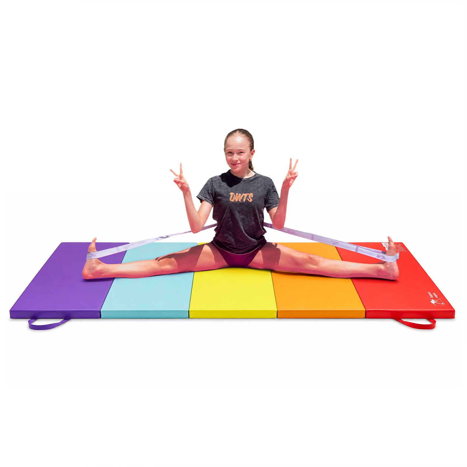 Kangaroo Hoppers Gymnastics Training Mat & Resistance Band Set