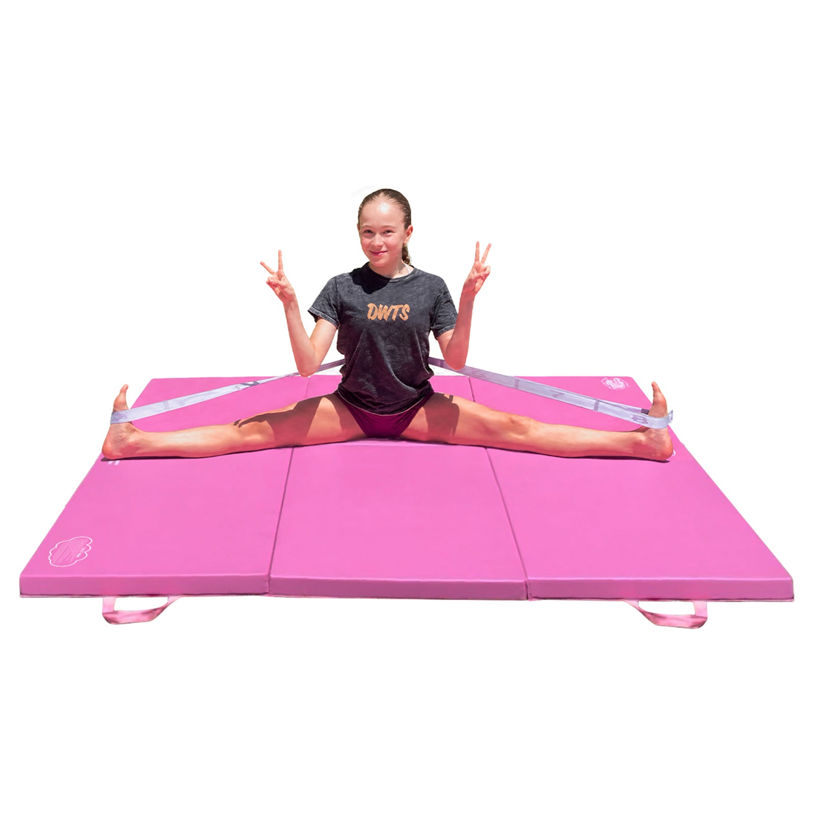 Kangaroo Hoppers Gymnastics Training Mat & Resistance Band Set