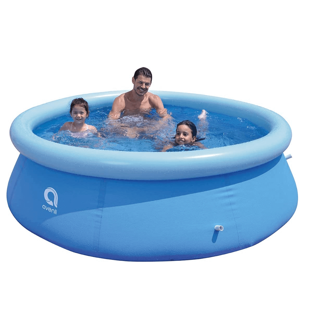 Portable Inflatable Swimming Pool Above Ground Backyard 8 x25 For