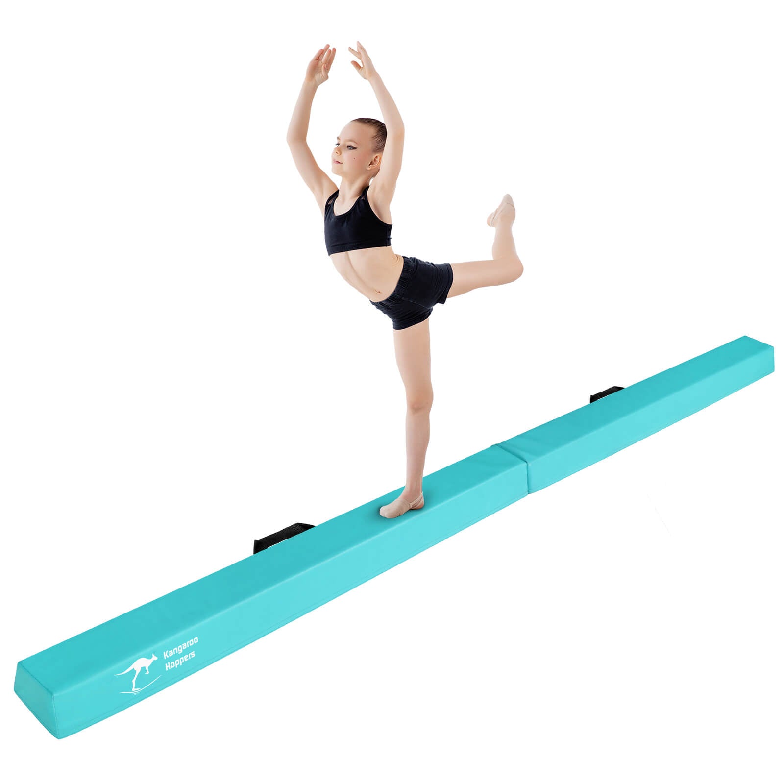 8FT Folding Gymnastics Balance Beam for Kids