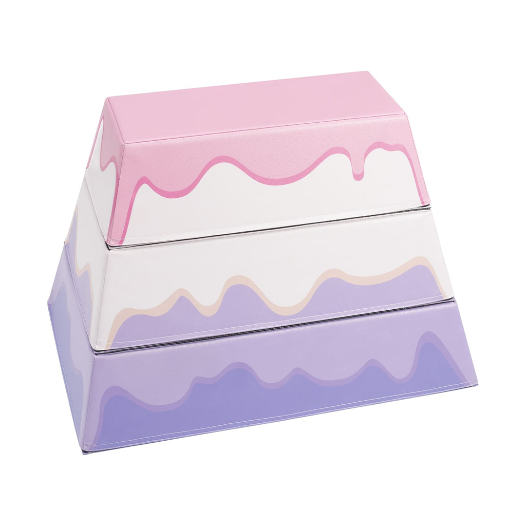 3 Layer Cake Themed Foam Vaulting Box