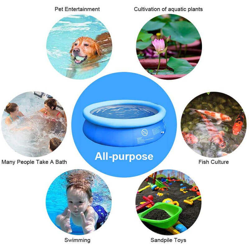 8’x25” Inflatable Above Ground Swimming Pool