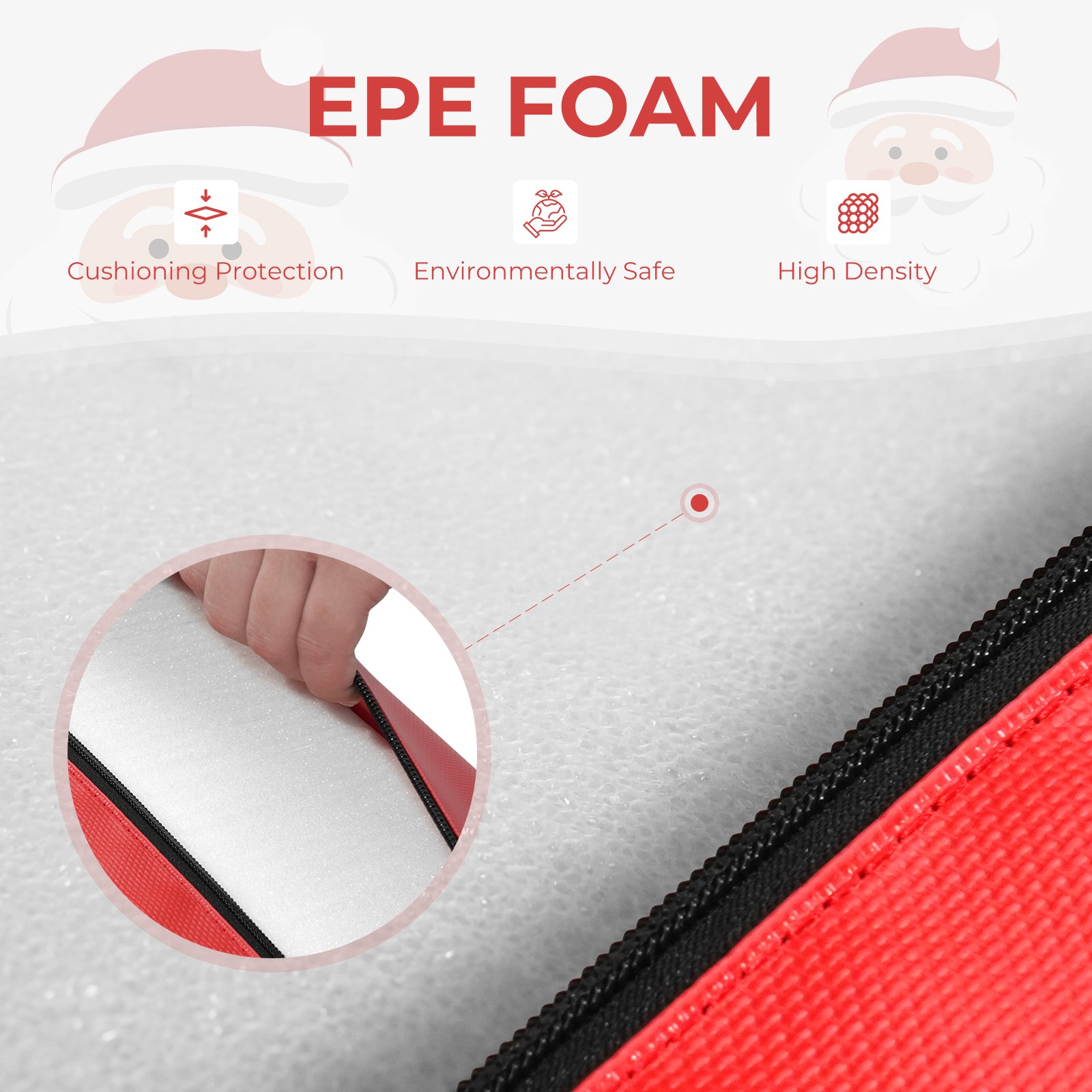 Kangaroo Hoppers Octagon Trainer Mat for Kids – Santa Claus Christmas Fun Design