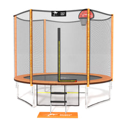 KangarooHoppers 10FT Round Trampoline with Enclosure
