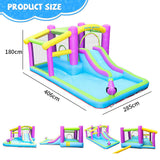 Inflatable Bouncy House Jumping Castle with Slide & Water Tube for Sale